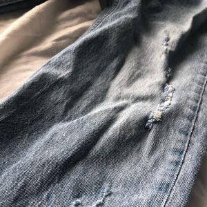 Straight wide leg jeans